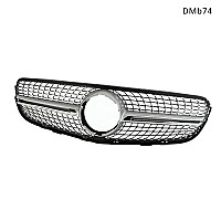 Διαμαντένια μπροστινή μάσκα για Mercedes Benz X253 2015-2019 GLC χωρίς κάμερα – DMb74 - Sellzone.bg Διαμαντένια μπροστινή μάσκα για Mercedes Benz X253 2015-2019 GLC χωρίς κάμερα – DMb74